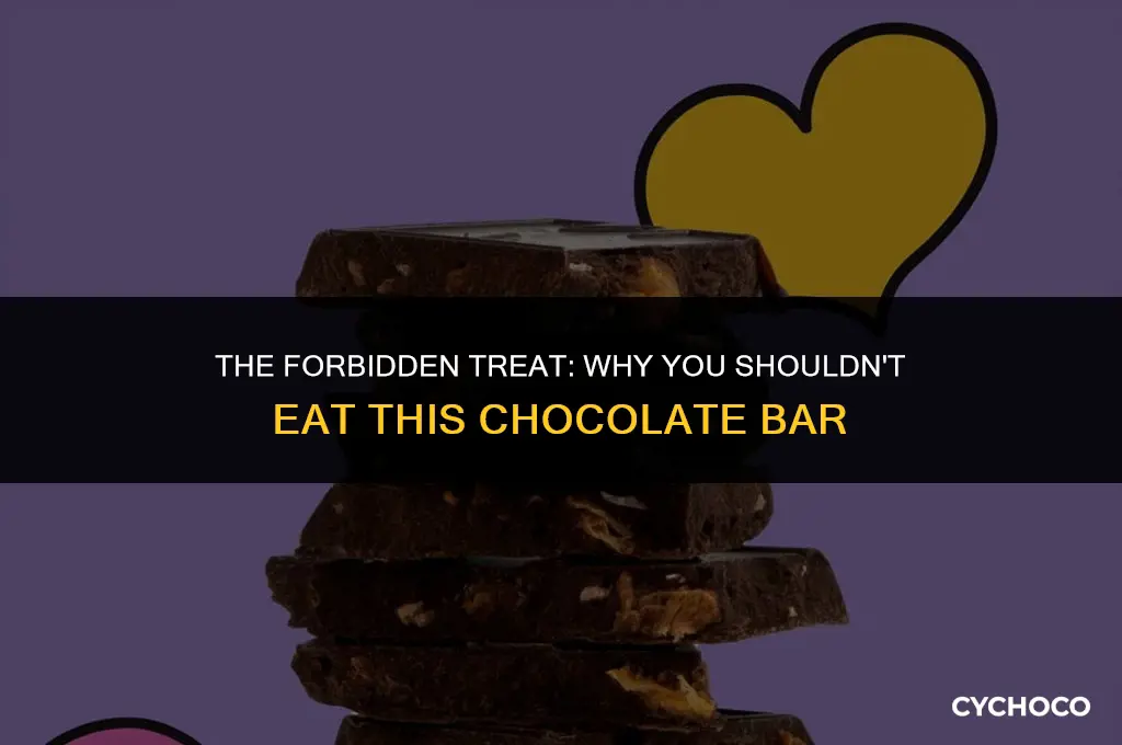 do not eat this chocolate bar