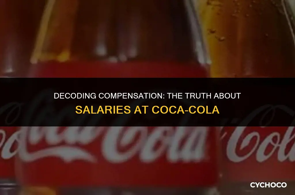 do people that work at cocoa cola make good money
