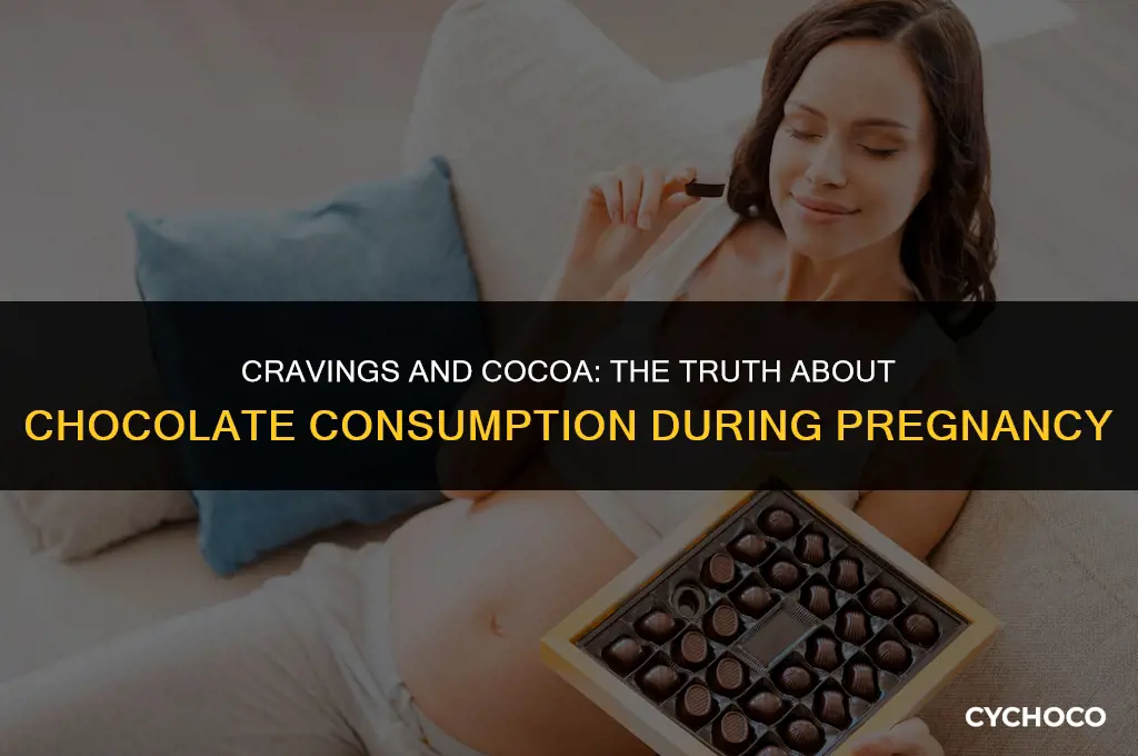do pregnant woman eat a lot of chocolate