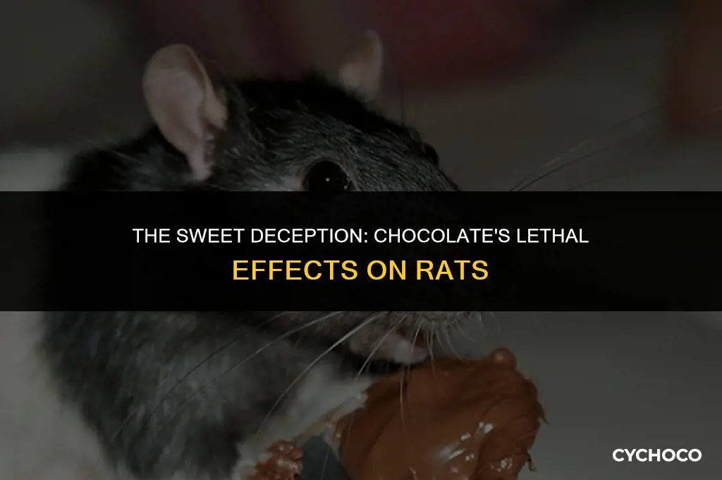 do rats die if they eat chocolate