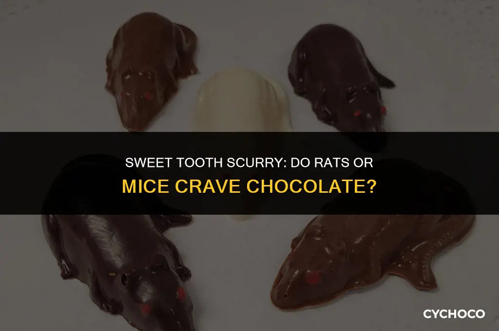 do rats or mice eat chocolate