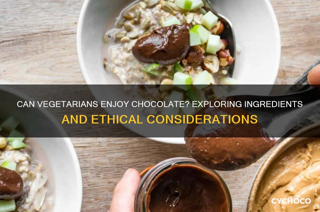 do vegetarians eat chocolate
