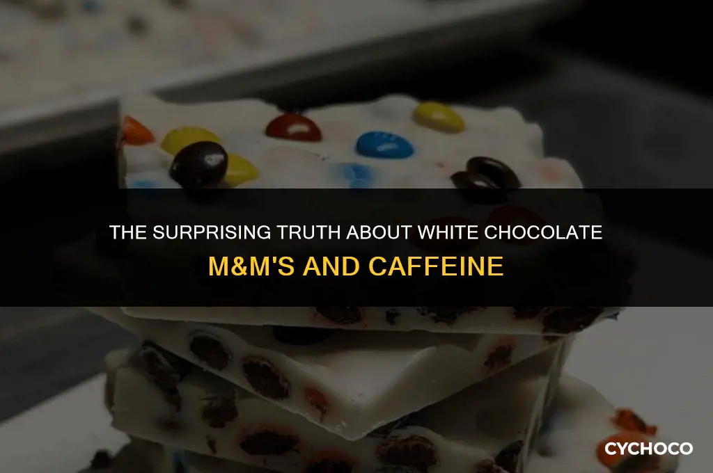 do white chocolate m&m