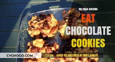 Yoga Sisters' Sweet Dilemma: Chocolate Cookies and Mindful Munching