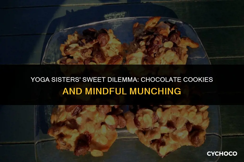 do yoga sisters eat chocolate cookies
