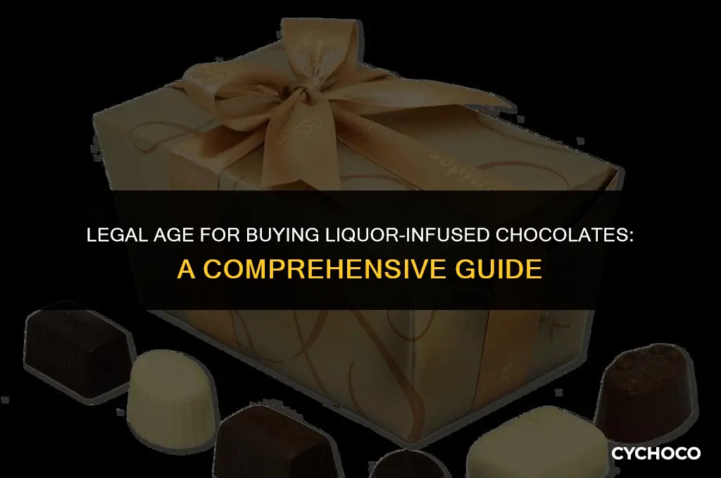 do you have to be 21 to buy liquor chocolates