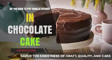 Vanilla Extract in Chocolate Cake: A Flavorful Debate