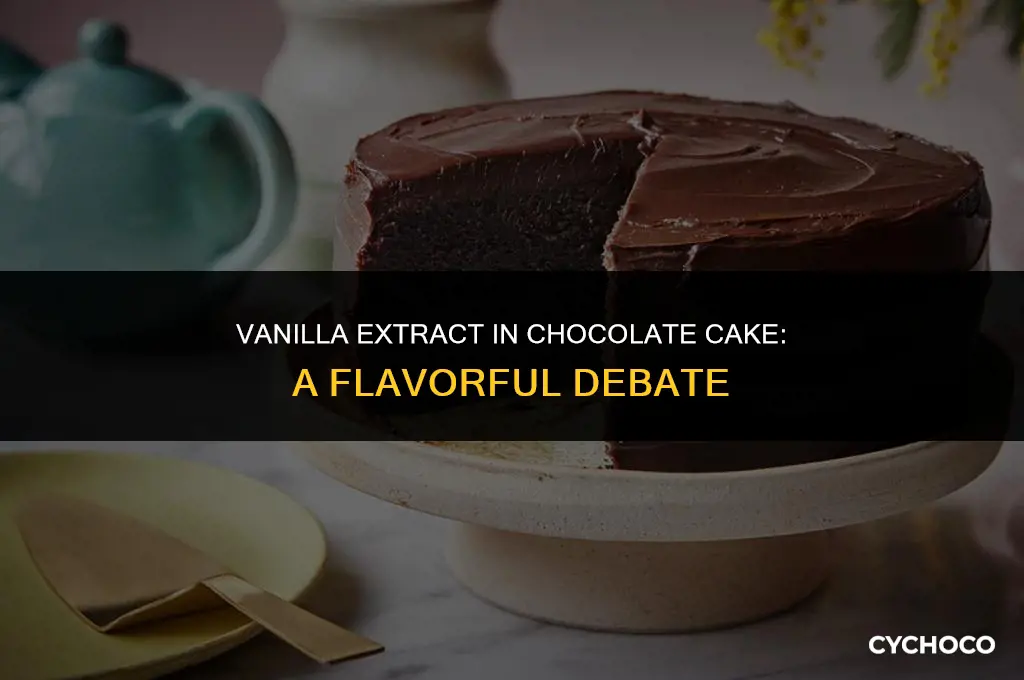 do you have to put vanilla extract in chocolate cake