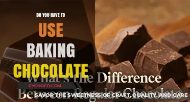 Sweet Dilemmas: Baking Chocolate vs. Regular Chocolate