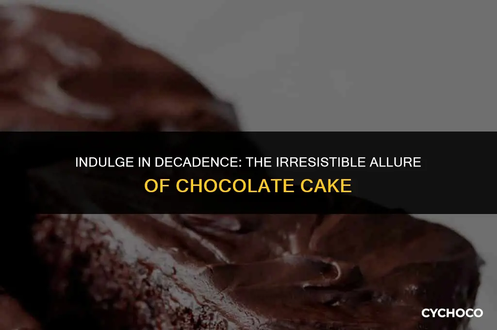 do you like chocolate cake