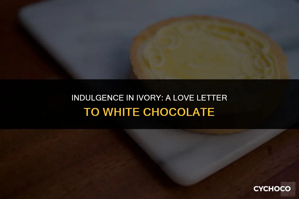 do you like white chocolate