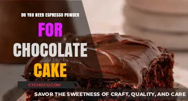 Espresso Powder in Chocolate Cake: A Necessary Ingredient?