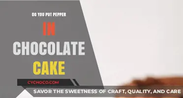 Sweet and Spicy: The Surprising Truth About Pepper in Chocolate Cake