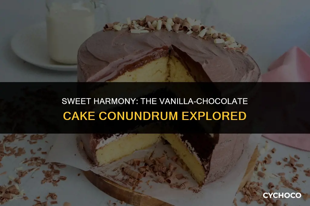 do you put vanilla in chocolate cake
