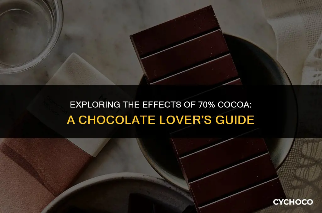 does 70 cocoa make you h8gh