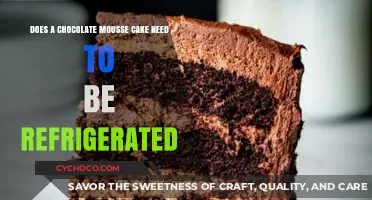 Chill or Serve: The Chocolate Mousse Cake Refrigeration Dilemma