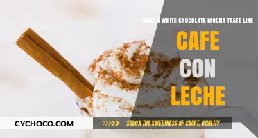 Exploring the Flavor Profile: White Chocolate Mocha vs. Café con Leche