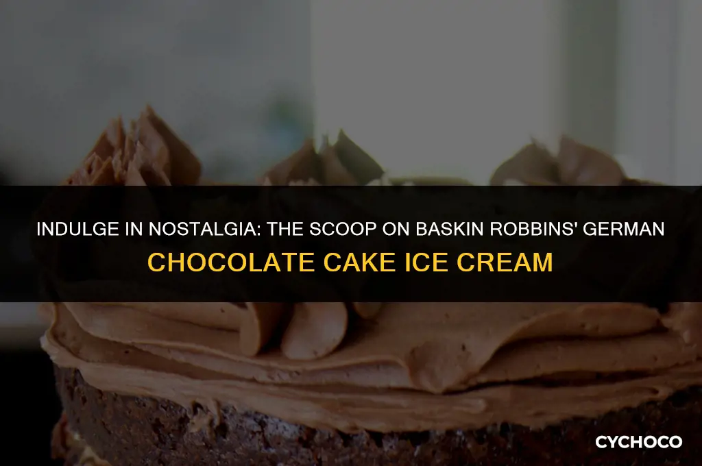does baskin robbins still have german chocolate cake ice cream