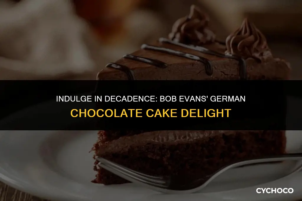 does bob evans sell whole german chocolate cakes