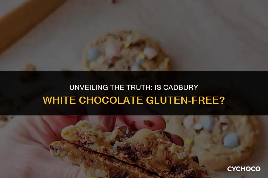 does cadbury white chocolate contain gluten