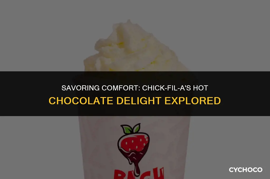 does chick fil a serve hot chocolate