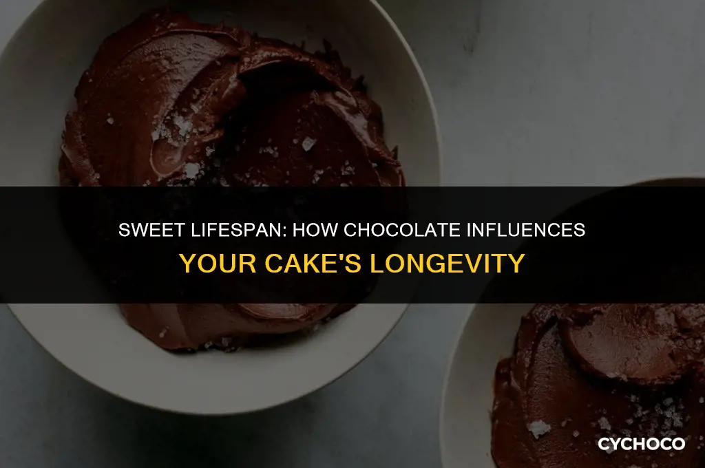 does chocolate affect life lifetime of cake