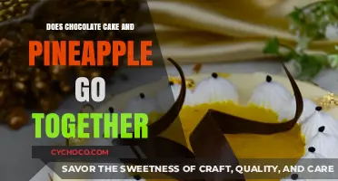 Sweet and Tangy Harmony: Chocolate Cake Meets Pineapple Delight