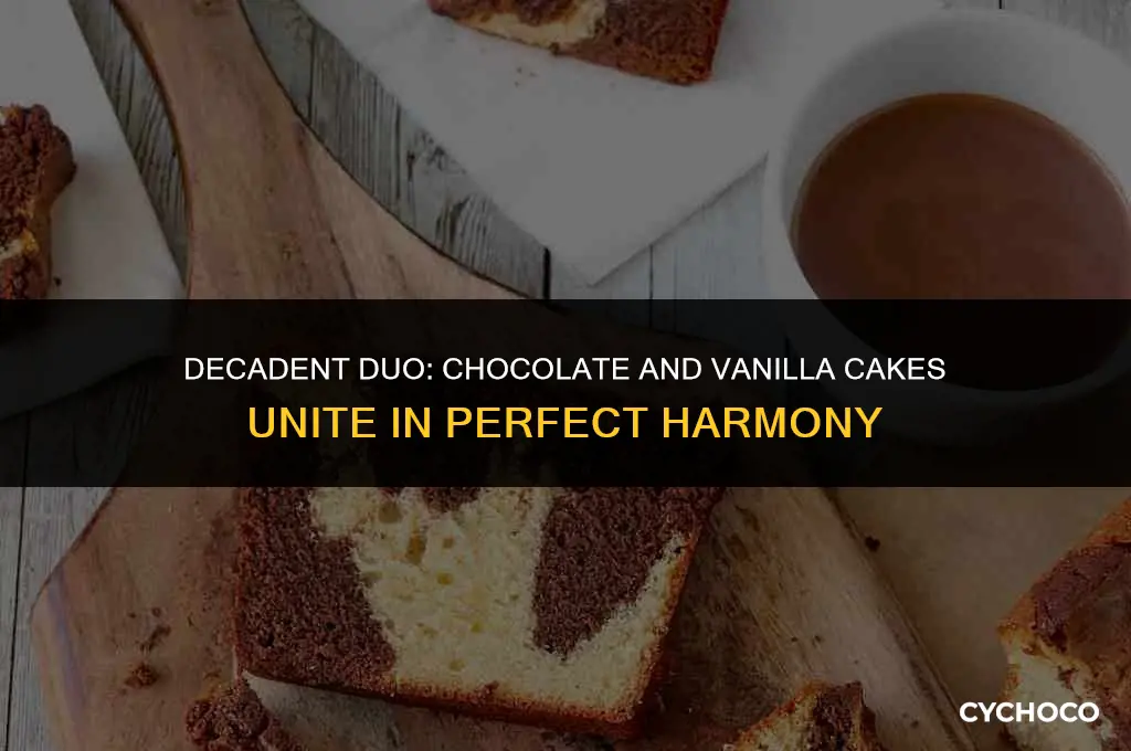 does chocolate cake and vanilla cake taste good together