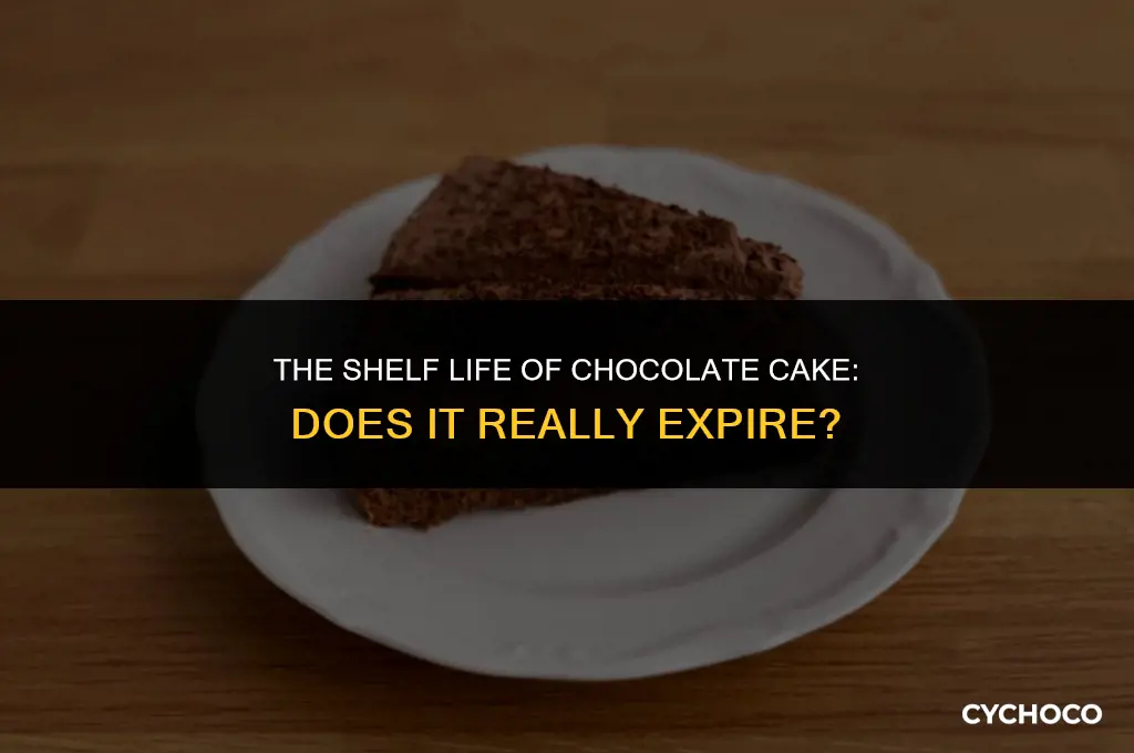 does chocolate cake expire