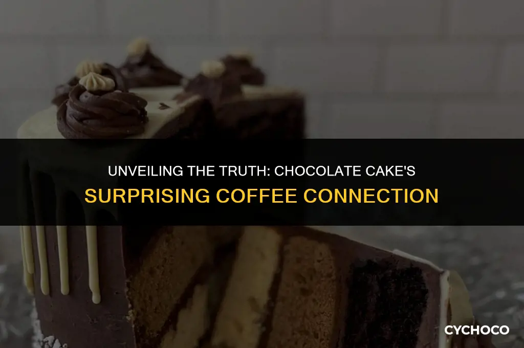 does chocolate cake have coffee