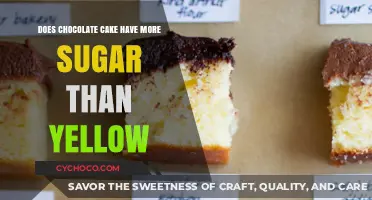 Unveiling the Sweet Truth: Chocolate Cake vs. Yellow Cake Sugar Content