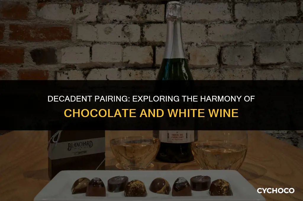 does chocolate go with white wine