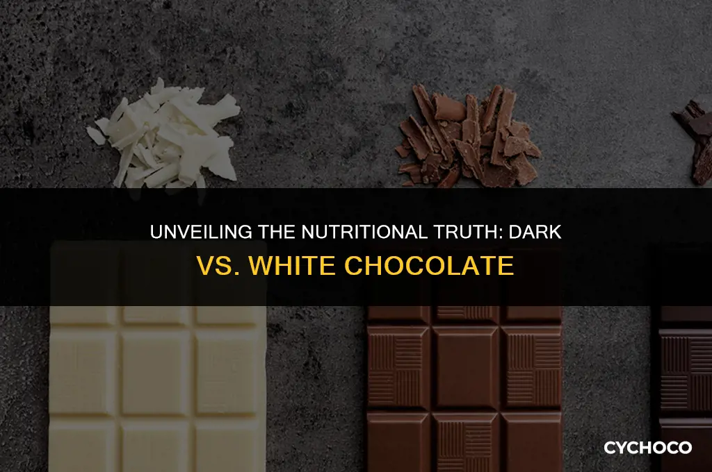 does chocolate have same nutrients white