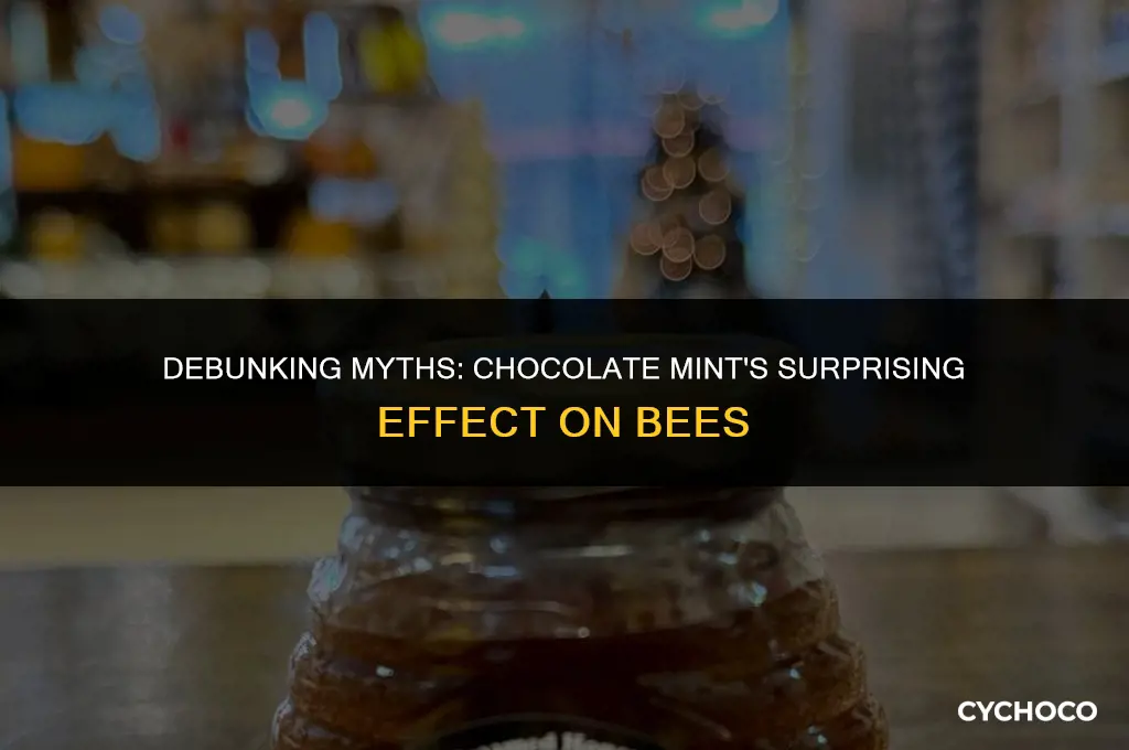 does chocolate mint keep bees away if eaten