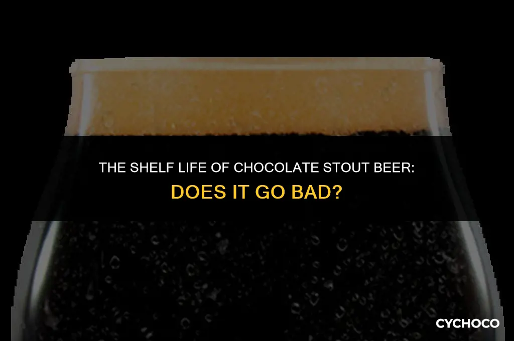 does chocolate stout beer go bad