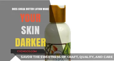The Truth About Cocoa Butter Lotion and Skin Darkening