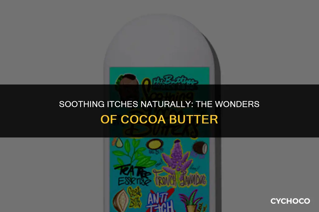 does cocoa butter relieve itching