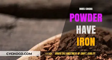 Unveiling the Surprising Iron Content in Cocoa Powder