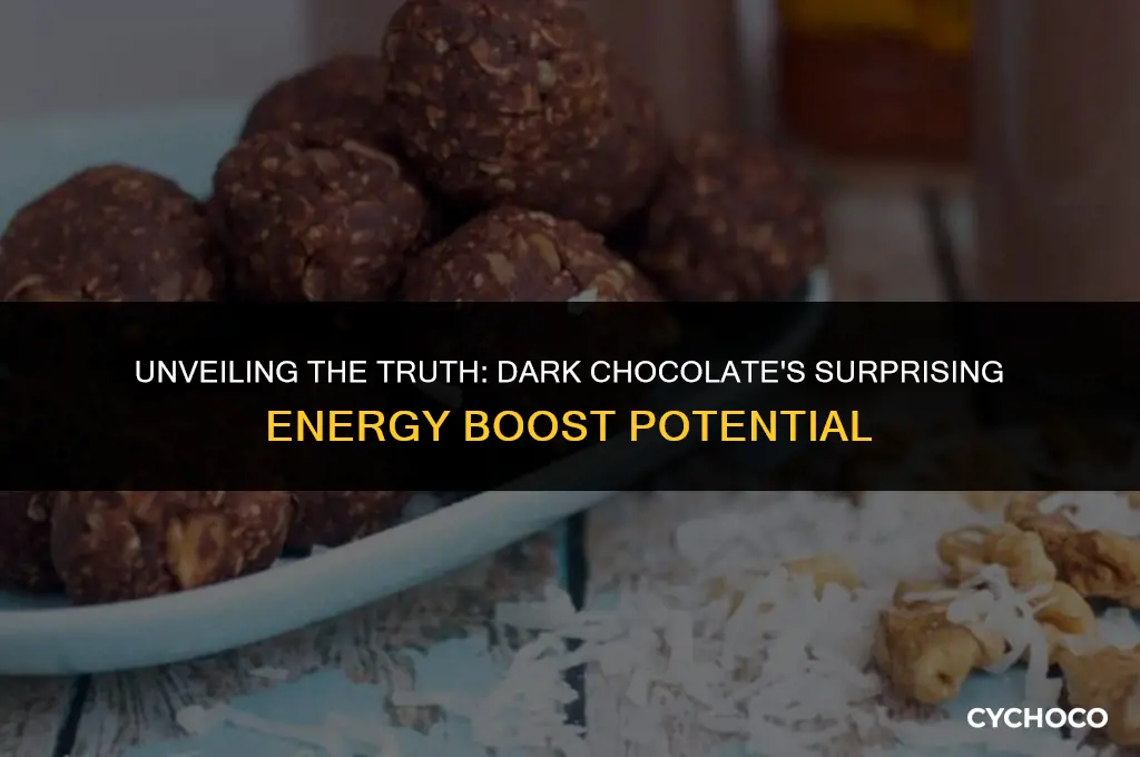does dark chocolate boost energy