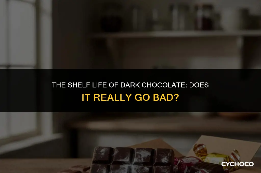 does dark chocolate go bad