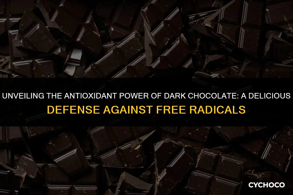 does dark chocolate have antioxidants