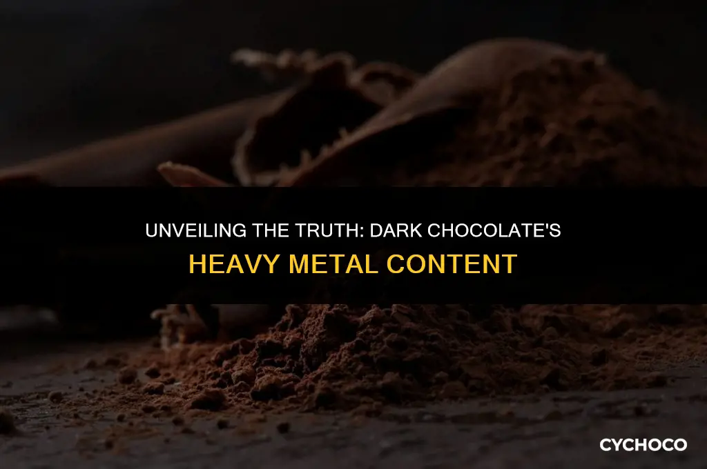 does dark chocolate have heavy metals