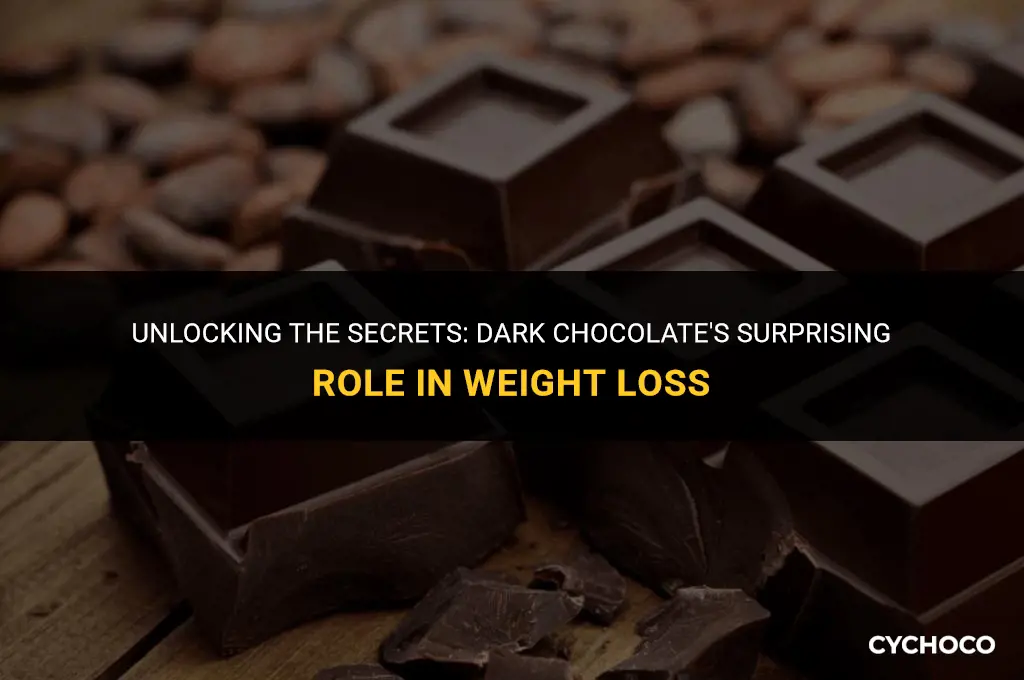 does dark chocolate help with weight loss