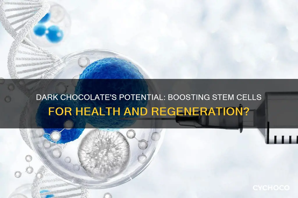 does dark chocolate increase stem cells