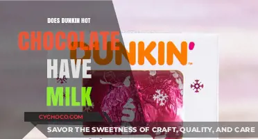 The Creamy Truth: Does Dunkin' Hot Chocolate Contain Milk?