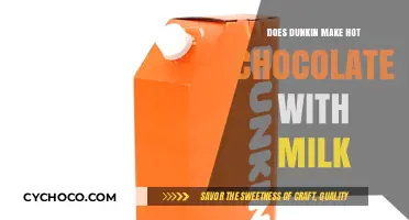 Sipping on Comfort: Dunkin's Hot Chocolate with Milk Delight