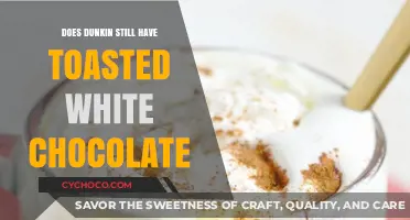 Savoring Sweetness: Dunkin's Toasted White Chocolate Delight