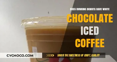 Indulge in Dunkin' Donuts' White Chocolate Iced Coffee Delight