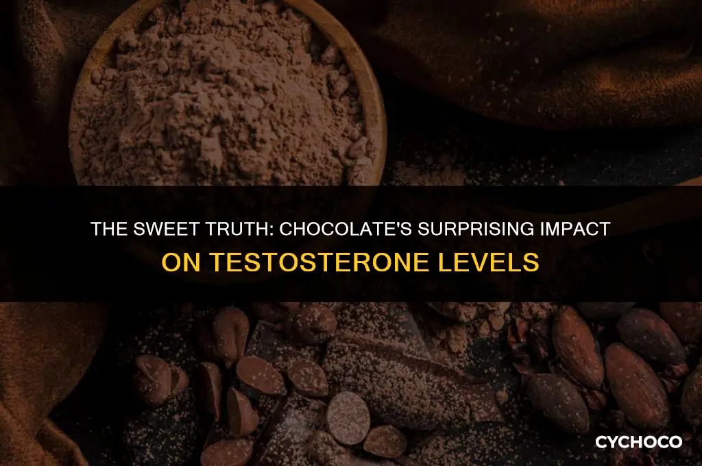 does eating a lot of chocolate lower testosterone levels