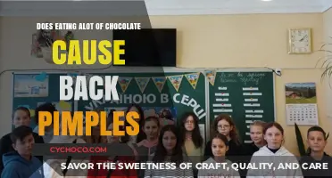 The Sweet Truth: Chocolate's Surprising Impact on Back Pimples